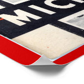 Vintage Werbung, Winter-Keule von Michigans Poster (Ecke)