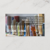 Vintage Werkbank rustikale Werkzeuge Handyservice Visitenkarte (Rückseite)