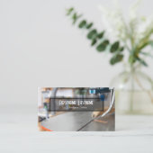 Vintage Werkbank rustikale Werkzeuge Handyservice Visitenkarte (Stehend Vorderseite)