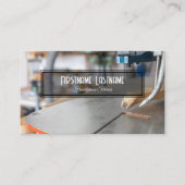 Vintage Werkbank rustikale Werkzeuge Handyservice Visitenkarte (Vorderseite)