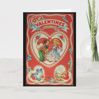 Vintage Werte Feiertagskarte