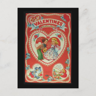 Vintage Werte Feiertagspostkarte
