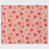 Vintage Werte Geschenkpapier (Flach)