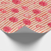 Vintage Werte Geschenkpapier (Ecke)