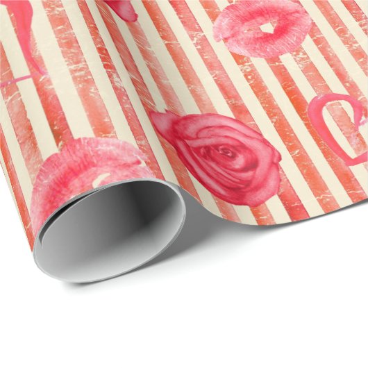 Vintage Werte Geschenkpapier (Rolleneckpunkt)