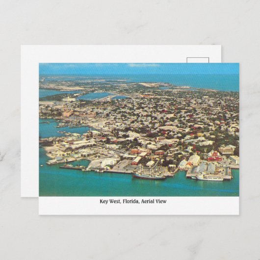 Vintage West Florida Luftansicht Postkarte (Vorne/Hinten)