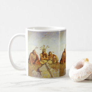 Vintage West, Guardians War or Peace von NC Wyeth Kaffeetasse