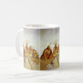 Vintage West, Guardians War or Peace von NC Wyeth Kaffeetasse (Vorderseite Links)