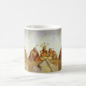 Vintage West, Guardians War or Peace von NC Wyeth Kaffeetasse (Mittel)