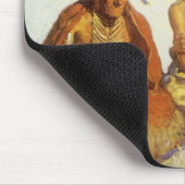 Vintage West, Guardians War or Peace von NC Wyeth Mousepad (Ecke)