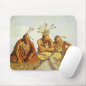 Vintage West, Guardians War or Peace von NC Wyeth Mousepad (Mit Mouse)