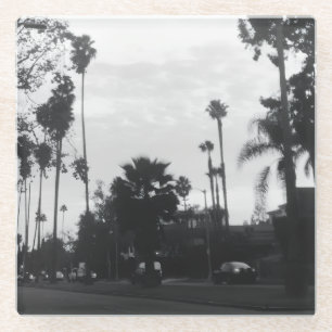 Vintage West Hollywood, Los Angeles, Kalifornien Glasuntersetzer