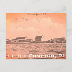 Vintage West Island, Sakonnet - Little Compton, RI Postkarte