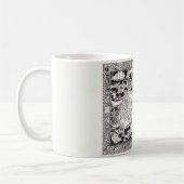 Vintage West-Postkarte Kaffeetasse (Links)