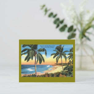 Vintage West- und Florida-Reisekarten Feiertagspostkarte