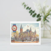 Vintage West Virginia Hauptstadt mit Siegel Postka Postkarte (Stehend Vorderseite)