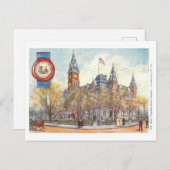 Vintage West Virginia Hauptstadt mit Siegel Postka Postkarte (Vorne/Hinten)