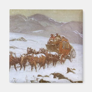Vintage West, Warum die Post verspätet war von Ber Magnet