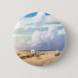 Vintage Western Cowboys, Conestoga-Schoner von Wye Button