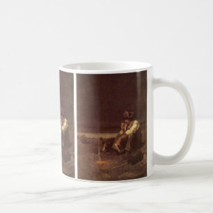 Vintage Western Cowboys, Plains Herder von NC Wyet Kaffeetasse
