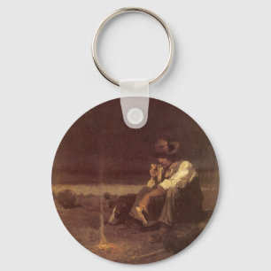 Vintage Western Cowboys, Plains Herder von NC Wyet Schlüsselanhänger