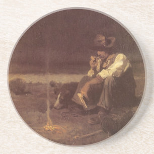 Vintage Western Cowboys, Plains Herder von NC Wyet Untersetzer