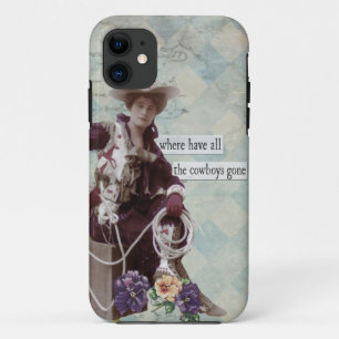 Vintage Western Cowgirl iPhone 5 Hülle