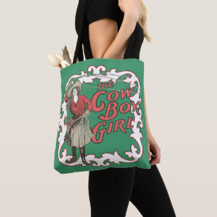 Vintage Western - Das Cowboy-Mädchen mit Seil Tasche