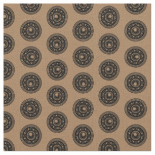 Vintage Western Hufeisen-Kreis CUSTOM BG-FARBE Stoff