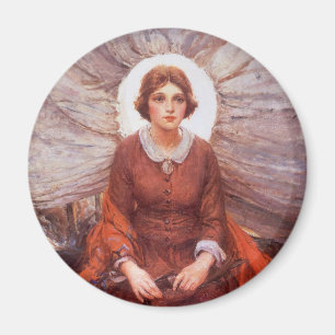 Vintage Western, Madonna der Prärie von Koerner Magnet