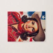Vintage Western Pin-up Puzzle (Horizontal)