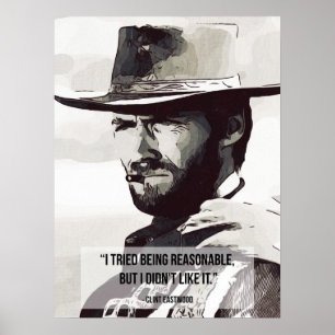 Vintage-Western-Porträtposter-Kunst Poster