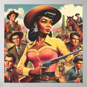 Vintage Western Poster