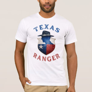 Vintage Western Texas Ranger Abzeichen T-Shirt