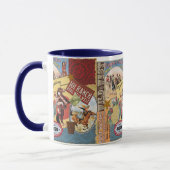 Vintage Westerncollagen-Tasse Tasse (Links)