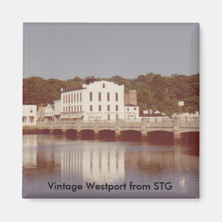 Vintage Westport Magnet - Steinkraus Cohen Brücke