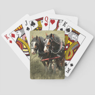 Vintage Wetterkarte Spielkarten