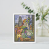 Vintage WetterSprites von Florence Harrison Postkarte (Stehend Vorderseite)