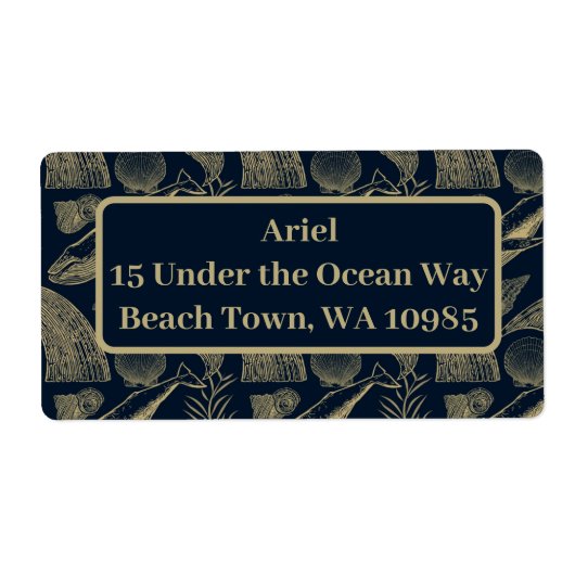 Vintage Whale Blue Baby Dusche (Vorne)