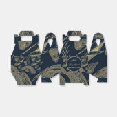 Vintage Whale Blue Baby Dusche Geschenkschachtel (Ungefaltet)