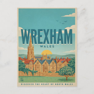Vintage Wherxham Schloss, Wales Geschenke und Souv Postkarte