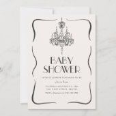 Vintage Whimsical Baby Dusche einladen Einladung (Vorderseite)