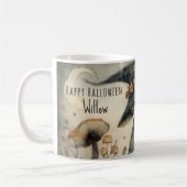 Vintage Whimsical Halloween, Personalisiert Kaffeetasse (Links)