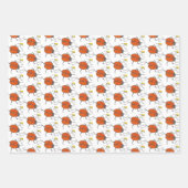 Vintage Whimsical-Woodland-Hochzeit Geschenkpapier Set (Vorderseite 3)