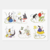 Vintage Whimsical-Woodland-Hochzeit Geschenkpapier Set (Vorderseite 2)