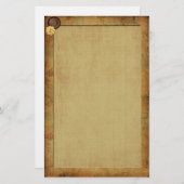 Vintage Whimsy-Wallpaper Briefpapier (Vorne/Hinten)