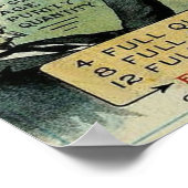 Vintage Whiskey Advertising Poster (Ecke)