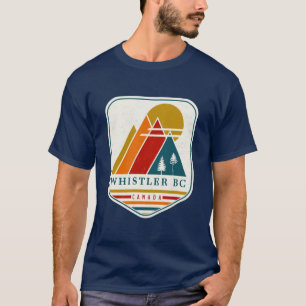 Vintage Whistler Kanada Skifahren Souvenir 1980er T-Shirt