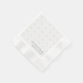 Vintage White Lace Wedding/Dusche Napkins Serviette (Ecke)