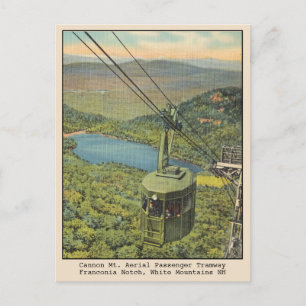 Vintage White Mountains New Hampshire Postkarte